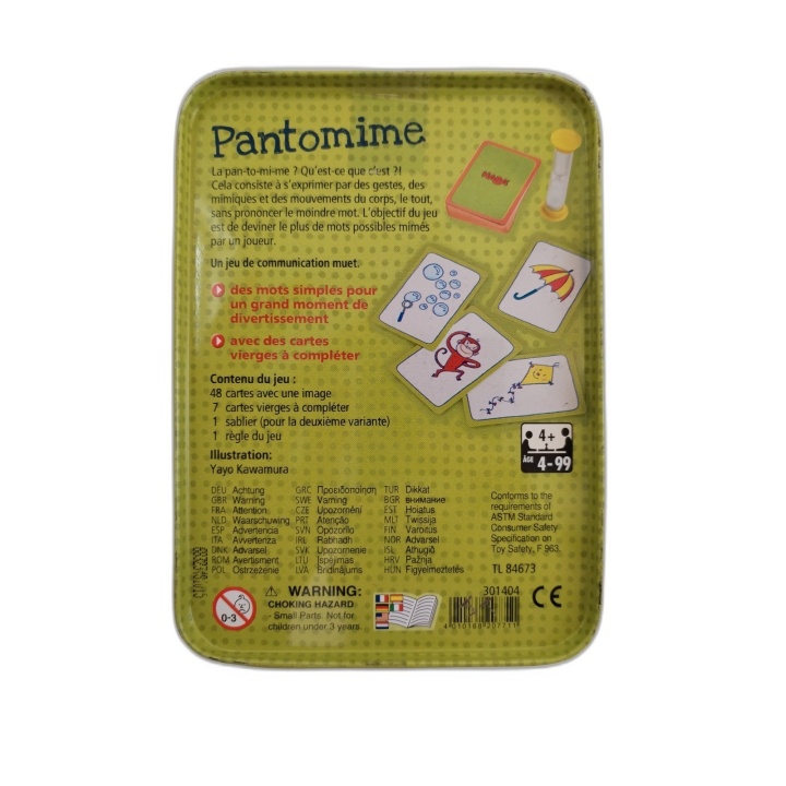 Pantomime HABA - Jeu de Mime Enfants Boîte Métal - 4 ans+ - Occasion C