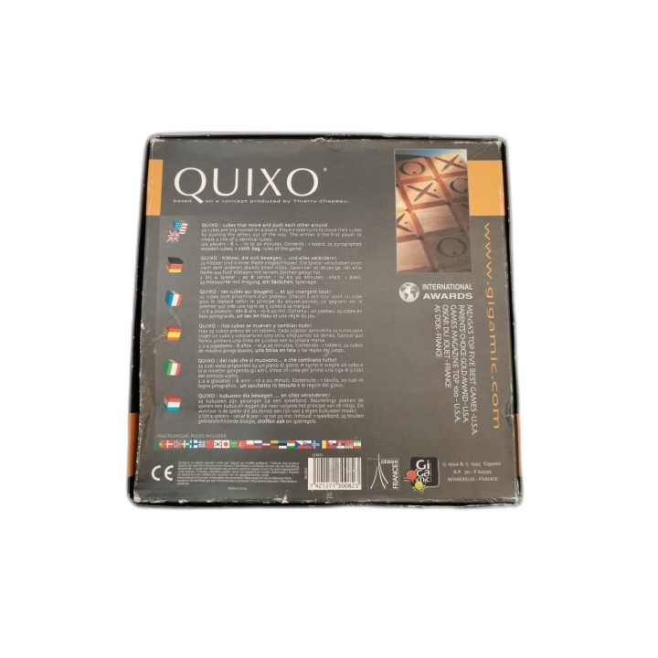 Quixo Gigamic - Jeu de Stratégie 2 Joueurs - Cubes Bois - Dès 8 ans -