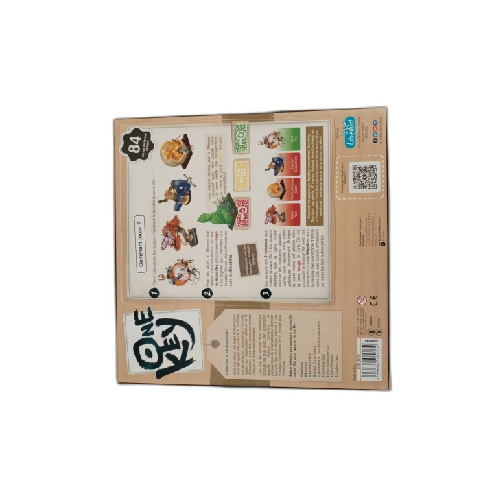 One Key - Libellud - Jeu Coopératif Déduction 2-6 Joueurs - 10 ans - O