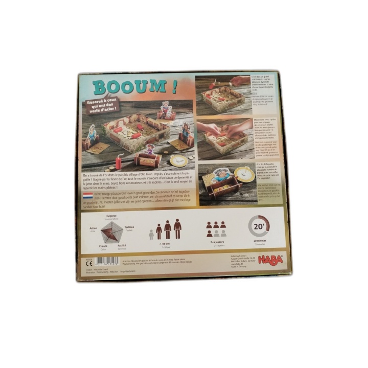 Booum ! - HABA - Jeu de société familial 2-5 joueurs - Dès 8 ans - As