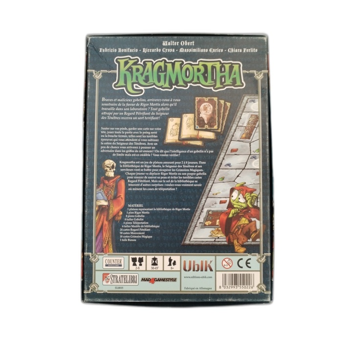 Kragmortha Rigor Mortis - Ubik Stratelibri - Jeu Plateau Humour Fantas