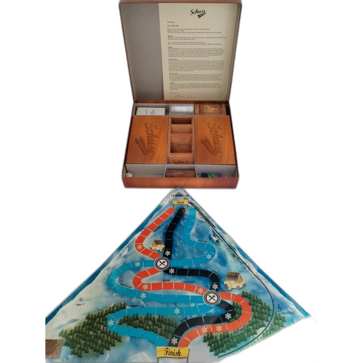 Schuss - The Downhill Race of Ski Knowledge and Nerve - Jeu de société