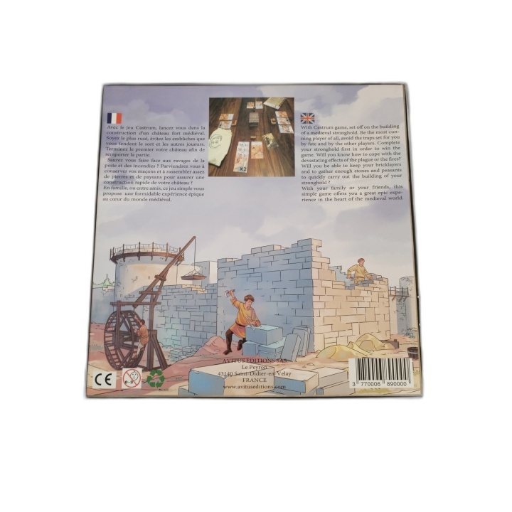 Castrum - Avitus Editions - Jeu de Stratégie Médiéval 2-4 Joueurs - 10