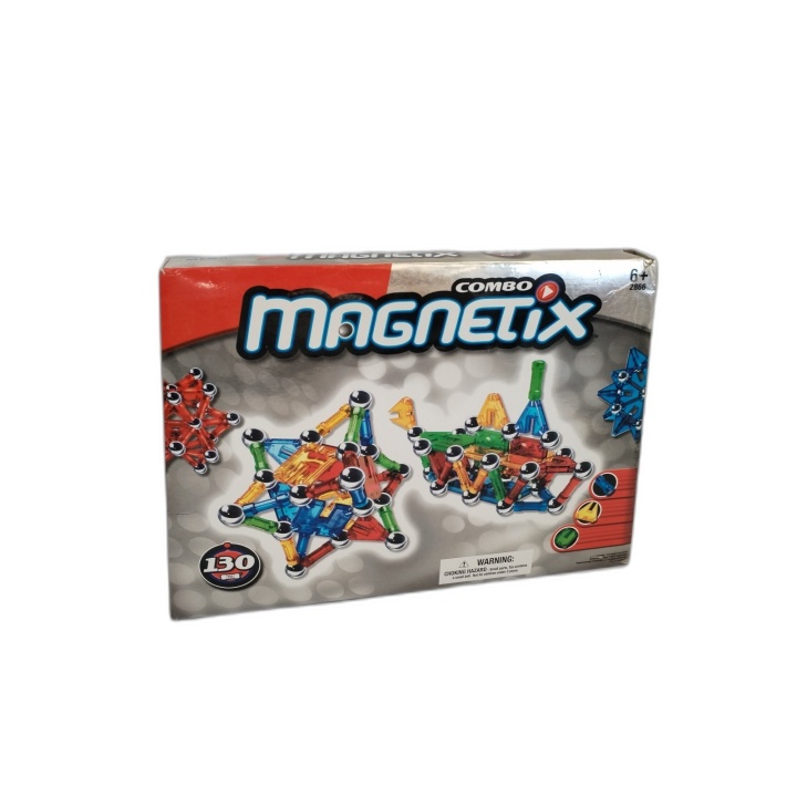 Magnetix Combo Mega - Jeu Construction Magnétique 130 pièces - 6 ans+