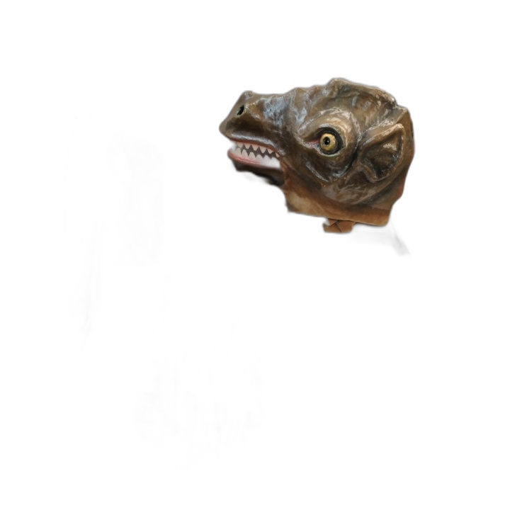 Costume Dinosaure Géant Taille Adulte Complet - Tête Papier Mâché - Oc
