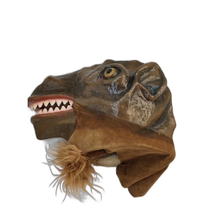Costume Dinosaure Géant Taille Adulte Complet - Tête Papier Mâché - Oc