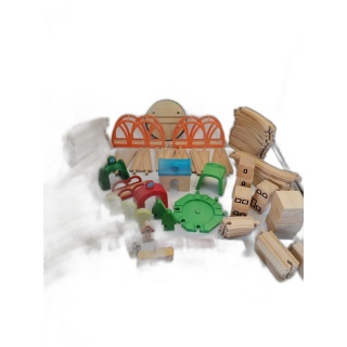 Gros Lot Circuit Train Bois BRIO & IKEA Lillabo - Rails Trains Accesso