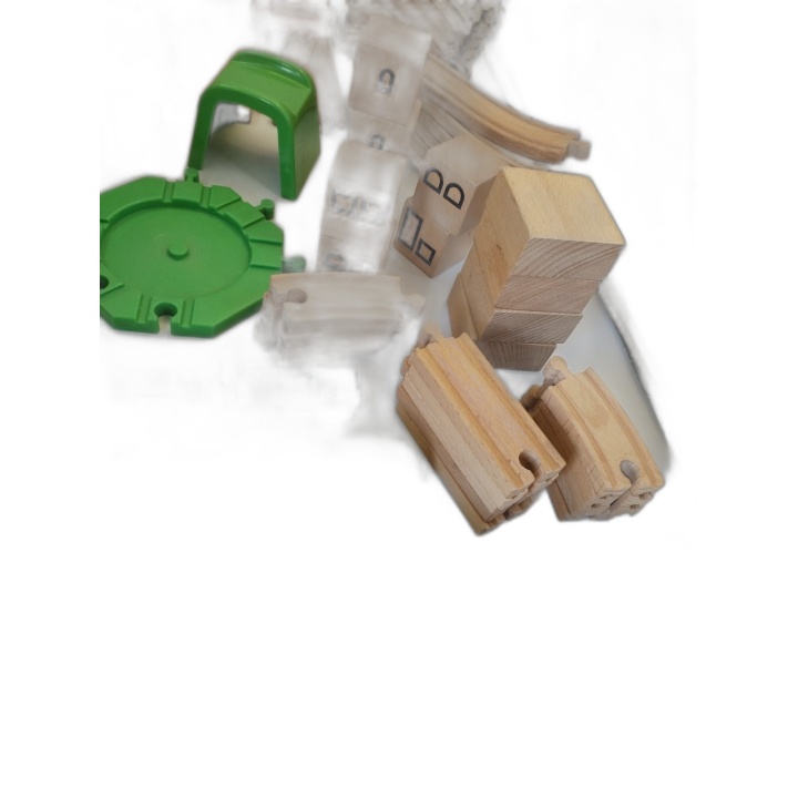 Gros Lot Circuit Train Bois BRIO & IKEA Lillabo - Rails Trains Accesso