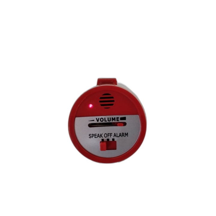 Mégaphone Haut-Parleur Portable Blanc Rouge - Alarme Sirène - Piles Fo