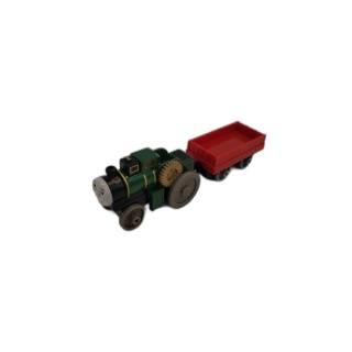 Thomas & Friends - Locomotive Emily avec Wagon - Figurine Train Bois -
