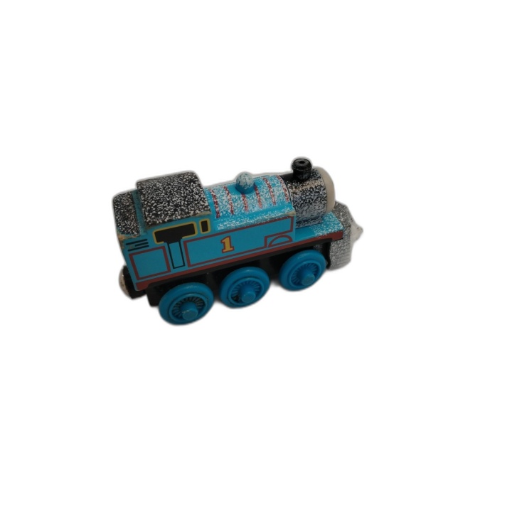 Thomas & Friends - Locomotive Thomas Enneigée N°1 - Figurine Bois Magn
