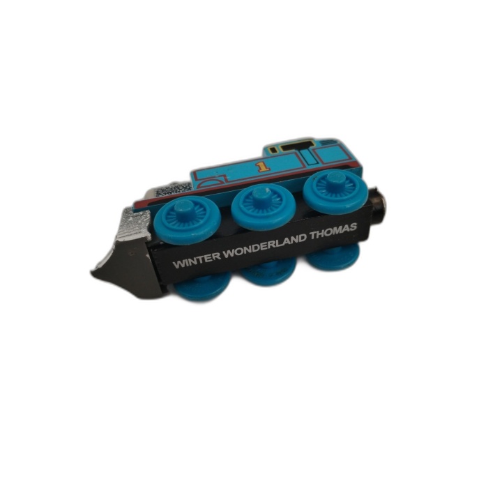 Thomas & Friends - Locomotive Thomas Enneigée N°1 - Figurine Bois Magn