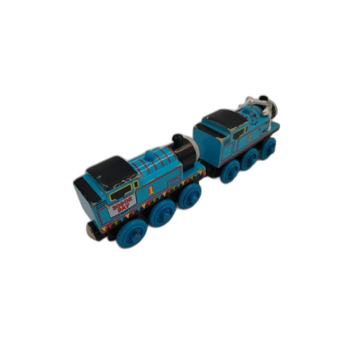 Thomas & Friends - Lot 2 Locomotives Bois Wooden Railway - Figurine Tr