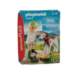 Playmobil 70252 Special Plus Vétérinaire & Veau - 13 pièces - 4-10 ans