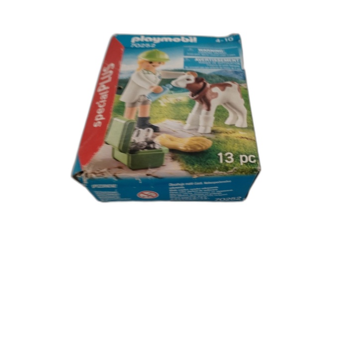 Playmobil 70252 Special Plus Vétérinaire & Veau - 13 pièces - 4-10 ans