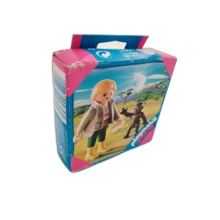 Playmobil Special - Soigneuse avec Chimpanzé - Figurine Animaux Safari