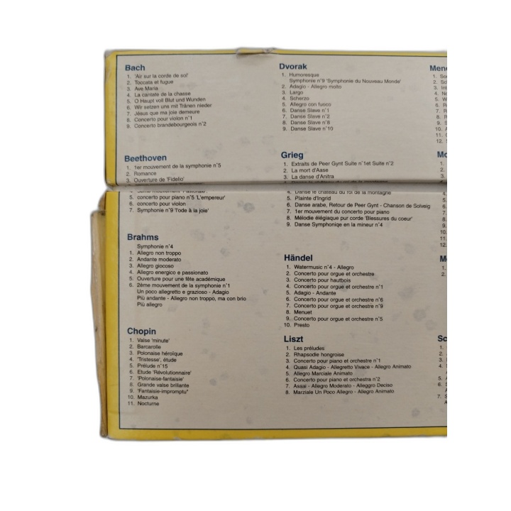 Coffret 20 CD Les Grands Compositeurs Classique Oratorio - Bach Mozart