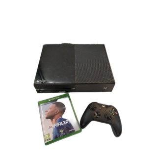 Xbox One Microsoft 500 Go Noire - Console + Manette + FIFA 22 + Câbles