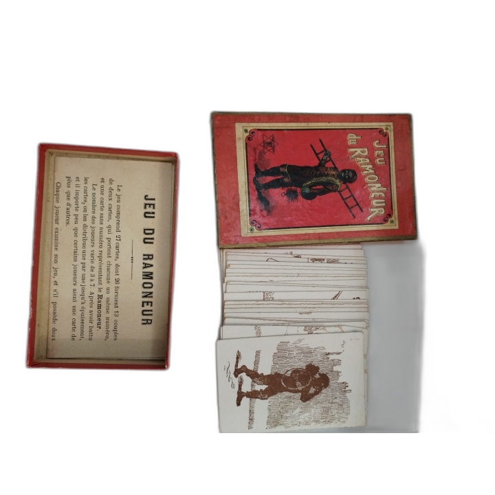 Coffret Jeux Anciens JLR - Loto Dominos Dames Cartes La Puce Ramoneur