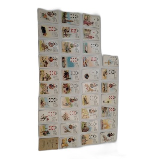 Jeu de Cartes Cartomancie Mlle Lenormand Vintage - 36 Cartes Complet +