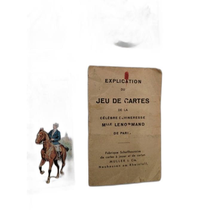 Jeu de Cartes Cartomancie Mlle Lenormand Vintage - 36 Cartes Complet +