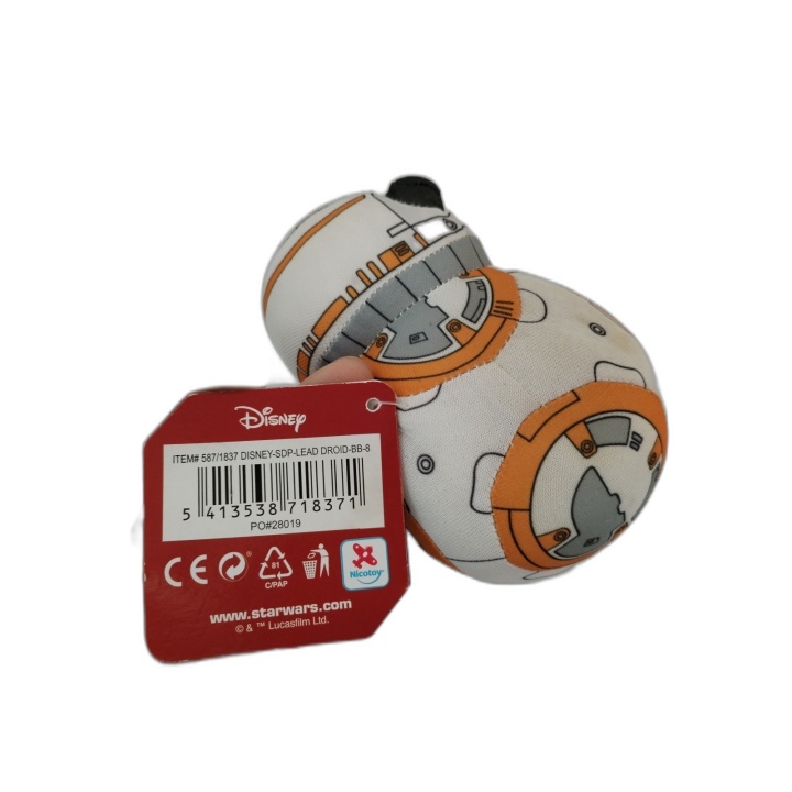 BB-8 Peluche Star Wars Disney - Droid 17 cm - Jouet Enfant Collector