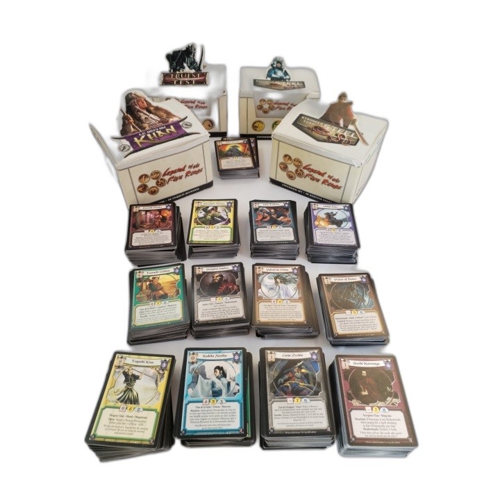 Legend of the Five Rings - Lot 1063 Cartes + 4 Boîtes - L5R CCG 2007