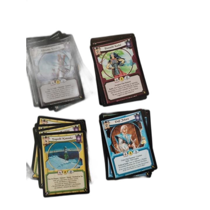 Lot Cartes Legend of the Five Rings L5R 2002 - Multi-Clans Français - 