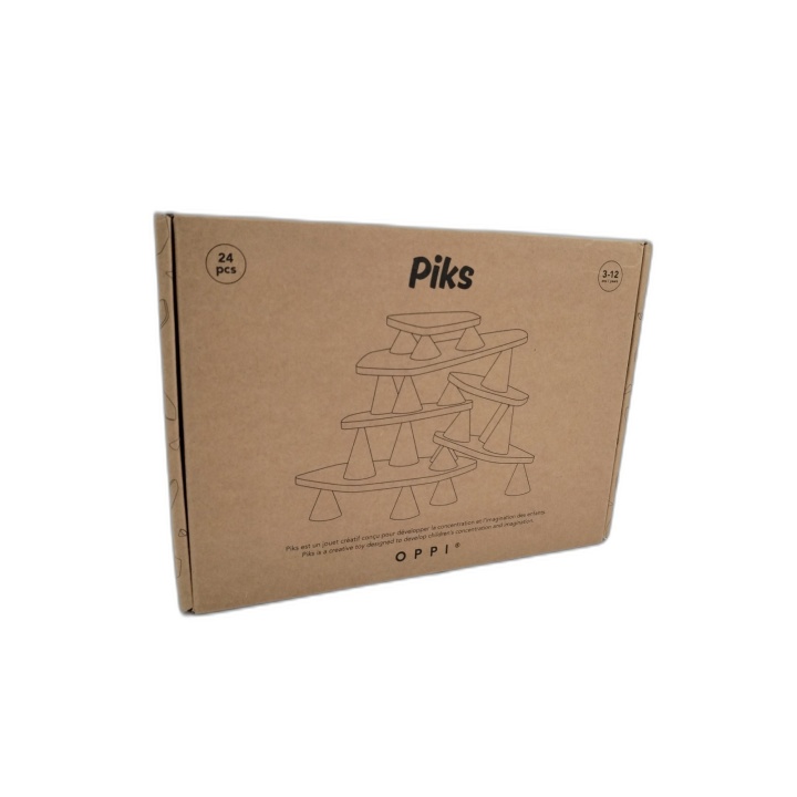 Jeu d'Équilibre Bois Cônes Colorés - Jeu Adresse Enfants 3 ans+ - Occa