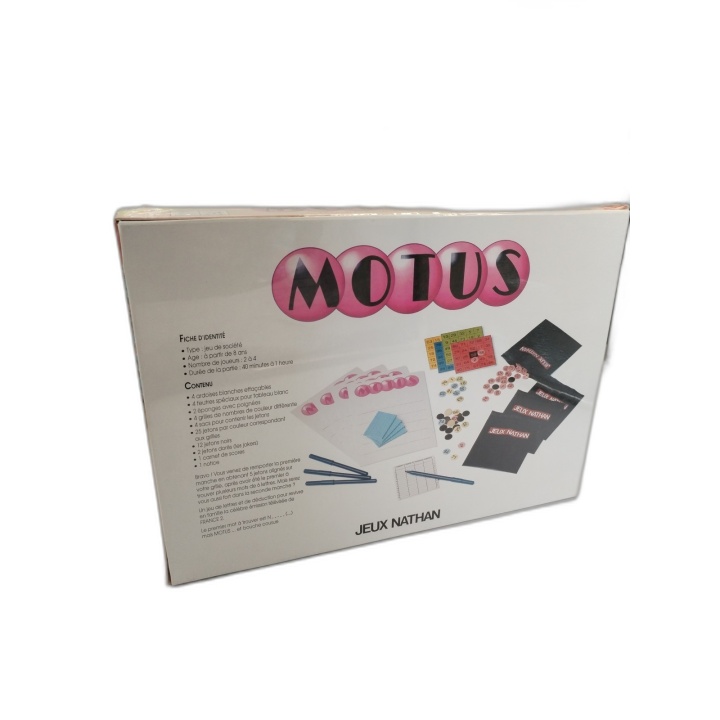 Motus - Jeux Nathan - Jeu de Société Mots 2-4 Joueurs - 8 ans+ - Neuf