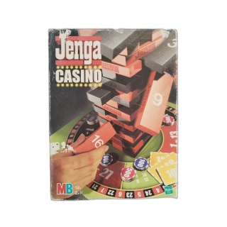 Jenga Casino MB Hasbro - Jeu Adresse & Stratégie 2 Joueurs+ - 18 ans -