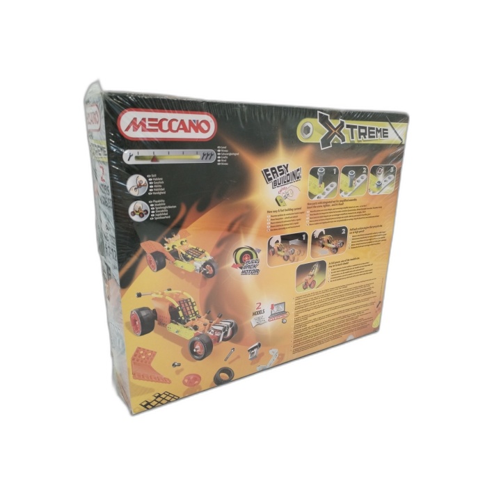 Meccano Xtreme 5820 - Kit Construction Voiture Pull Back Motor 2 Modèl