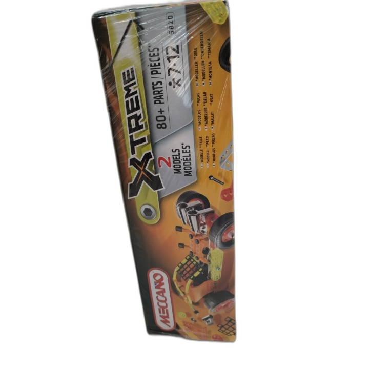 Meccano Xtreme 5820 - Kit Construction Voiture Pull Back Motor 2 Modèl