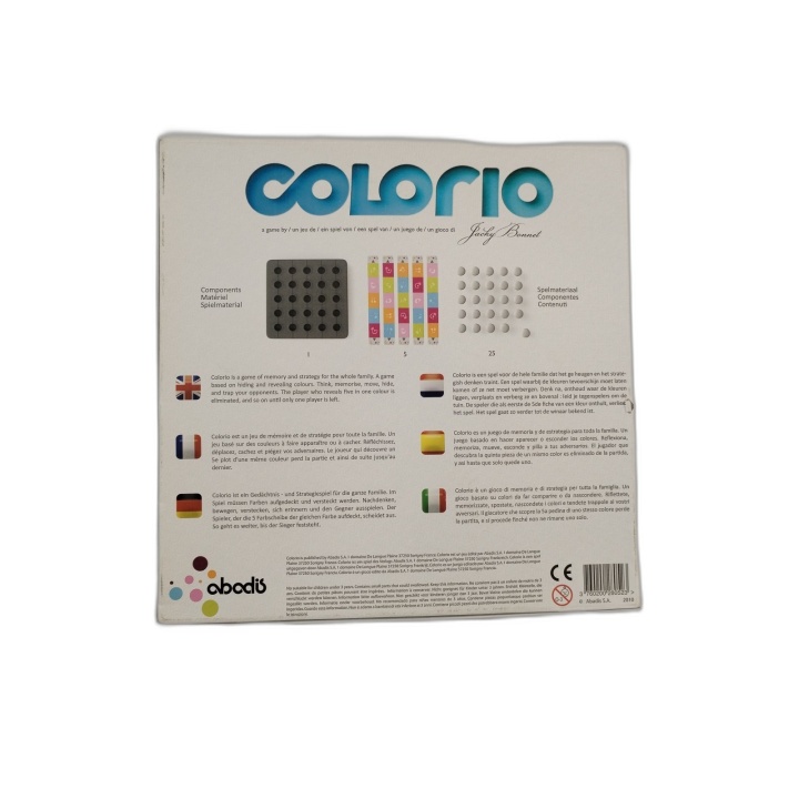 Colorio - Abadis - Jeu Mémoire & Stratégie Famille - 2-5 Joueurs - 8 a