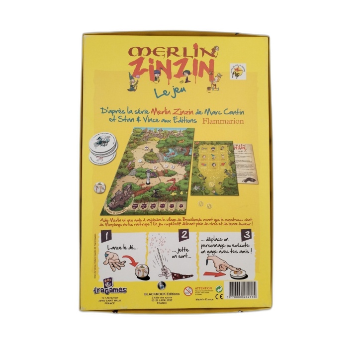 Merlin Zinzin Le Jeu - Blackrock/Fragames - Jeu Famille Enfants - 8 an