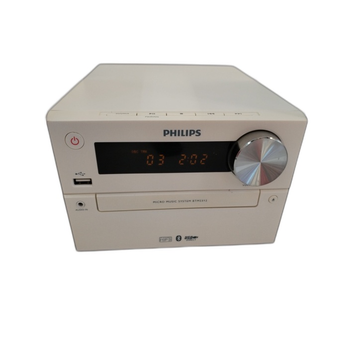 Micro Chaîne Philips BTM2372 - Bluetooth CD USB MP3 + Télécommande - O