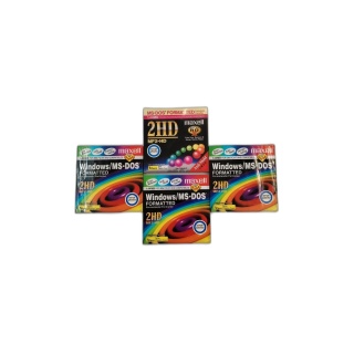 Lot 4 Disquettes Maxell 2HD 1.44MB MF2-HD Windows MS-DOS Formatées - N