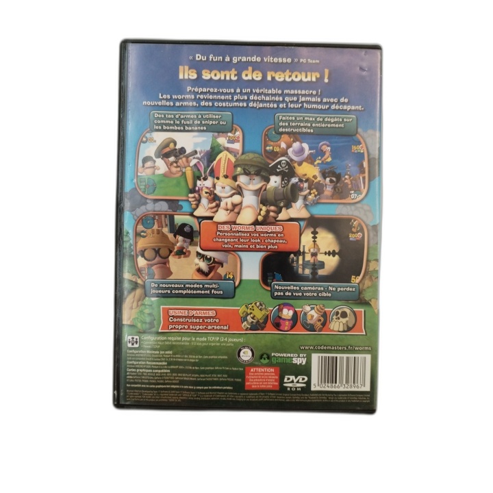 Worms 4 Mayhem - PC DVD-ROM - Jeu Stratégie Au Tour Par Tour - Occasio