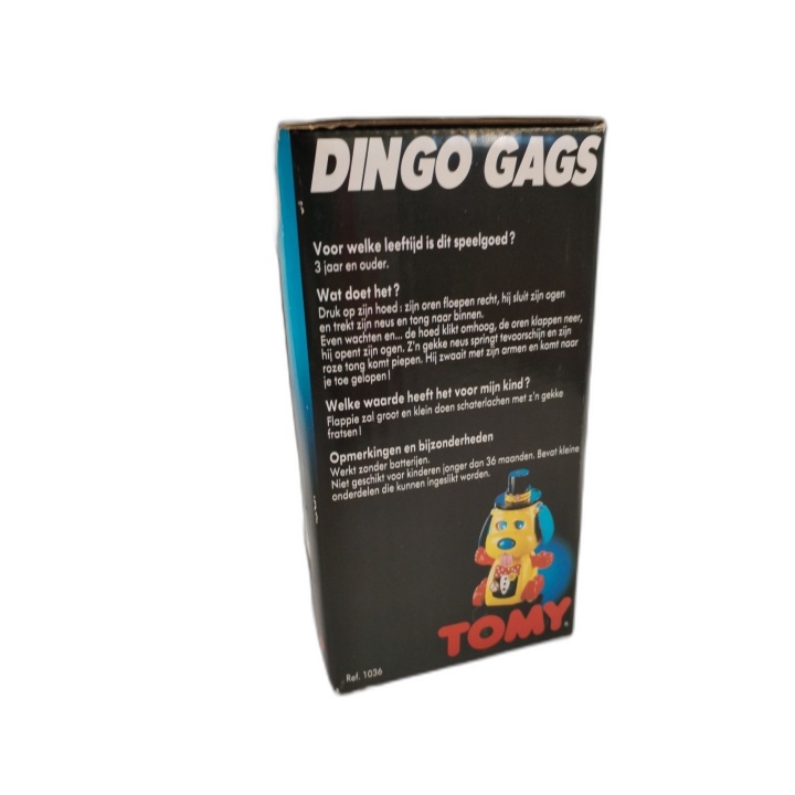 Dingo Gags - Tomy - Jouet Vintage Chien Mécanique - 3 ans+ - Occasion