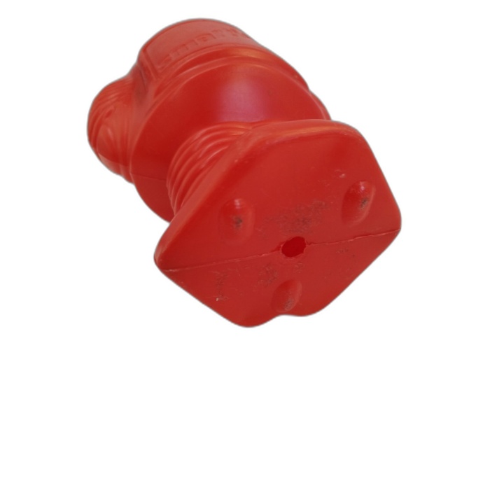 Robot Jouet Vintage Rouge Plastique Années 80 - Figurine Rétro Science
