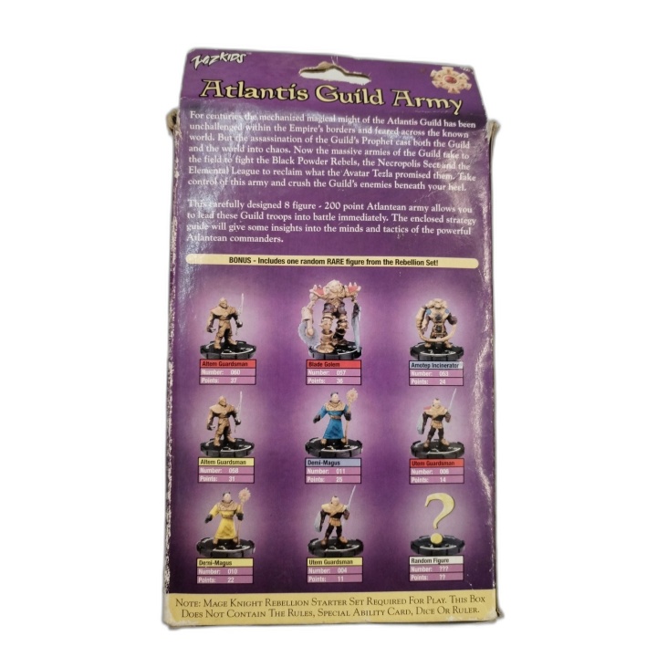 Mage Knight Rebellion Atlantis Guild Army - WizKids - Jeu Figurines Co