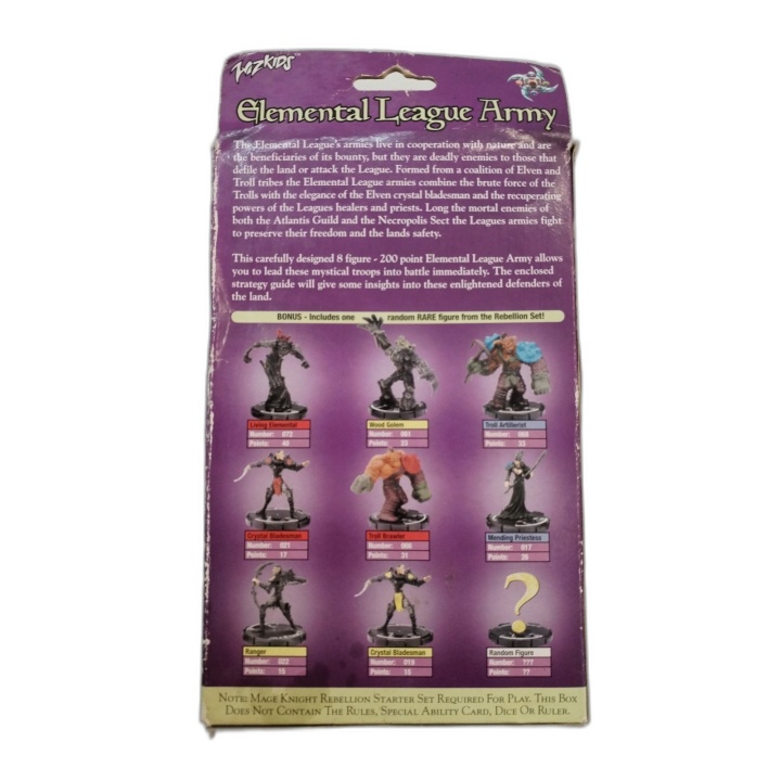 Mage Knight Rebellion Elemental League Army - WizKids - Jeu Figurines