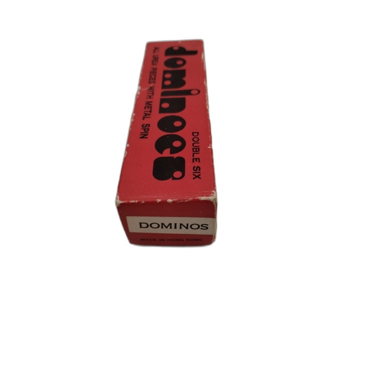 Dominos Double Six 28 Pièces Uréa Spinner Métal - Jeu Classique Famill