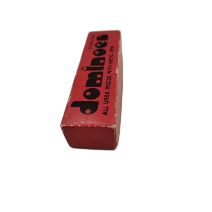 Dominos Double Six 28 Pièces Uréa Spinner Métal - Jeu Classique Famill