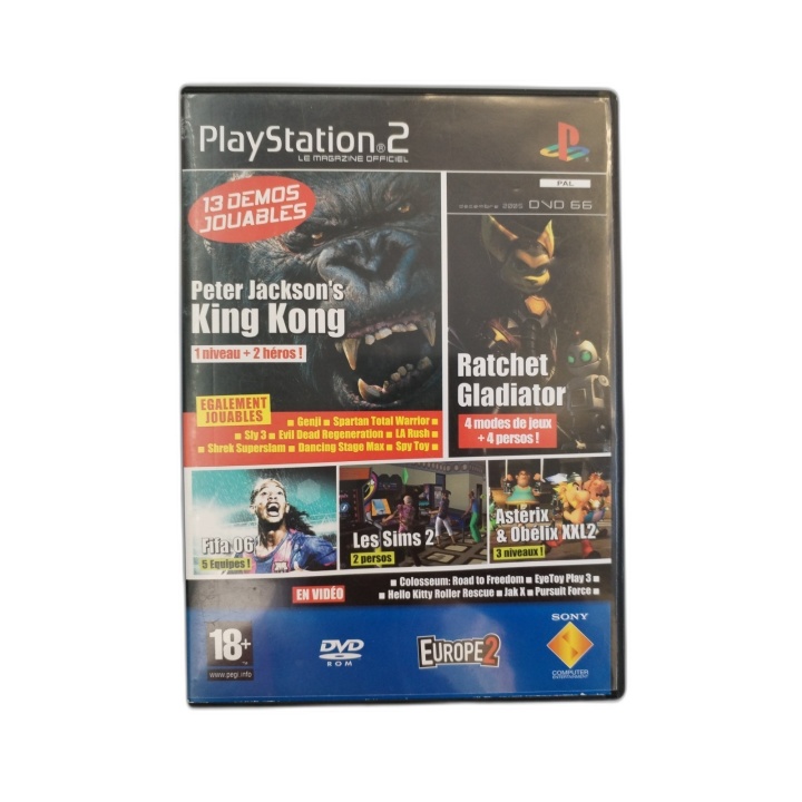 PlayStation 2 Le Magazine Officiel DVD 66 - 13 Démos Jouables King Kon