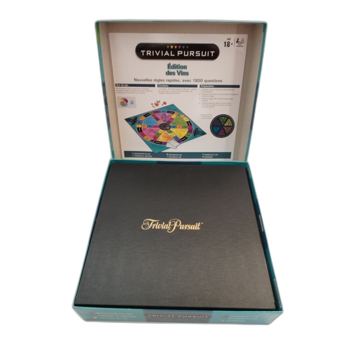 Trivial Pursuit Édition des Vins Hasbro - Quiz 2-6 Joueurs - 1800 Ques