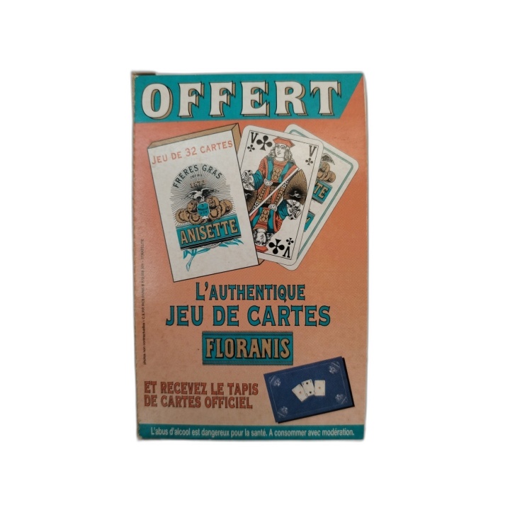 Floranis Frères Gras - Authentique Jeu de 32 Cartes Anisette - Neuf Co