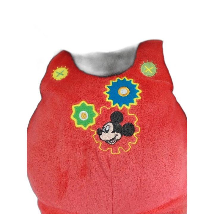 Grande Peluche Mickey Mouse Disney 60 cm - Salopette Rouge - Doudou En