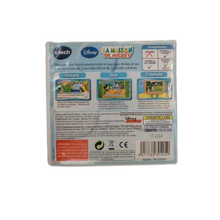 VTech Storio Jeu La Maison de Mickey Disney - Tablette Éducative 4-8 A