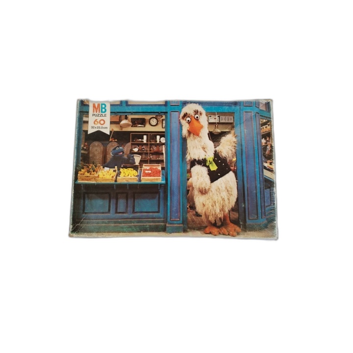 Puzzle MB 60 pièces Muppets Sesame Street Vintage - Groover & Oiseau -